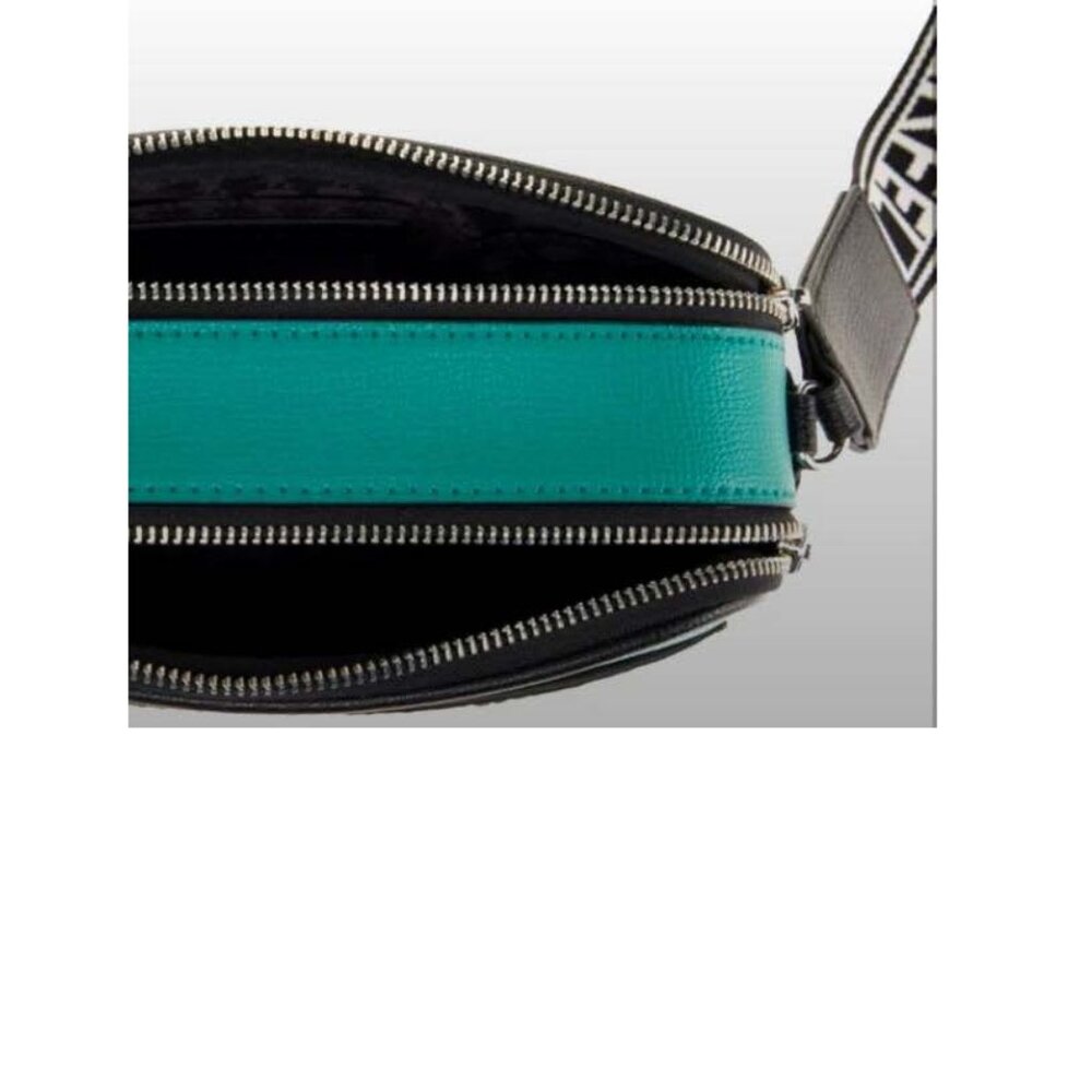 KARL LAGERFELD Black and Teal Crossbody Bag ***NWT*** - Picture 4 of 6